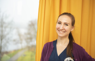 Lähihoitaja Laine Lahdelmakodissa Keuruulla