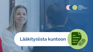 Lääkityslista kuntoon - lääkäri keskustelee potilaan kanssa